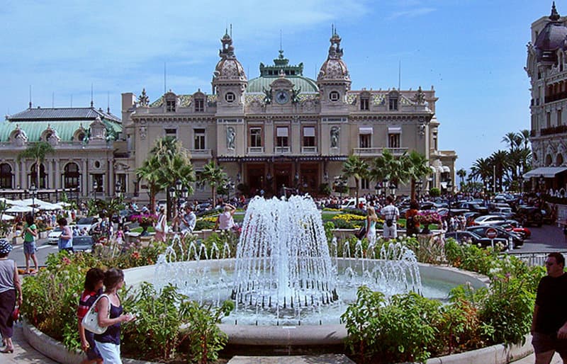 Grand Casino en Monaco, Cote d'Azur